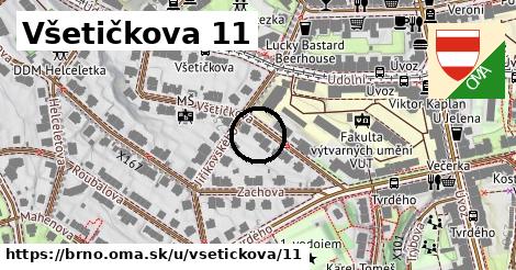 Všetičkova 11, Brno