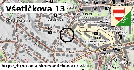 Všetičkova 13, Brno