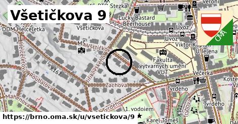 Všetičkova 9, Brno