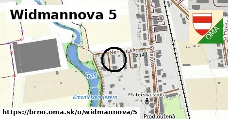 Widmannova 5, Brno