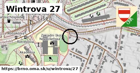 Wintrova 27, Brno