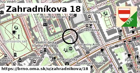 Zahradníkova 18, Brno