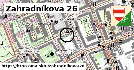 Zahradníkova 26, Brno