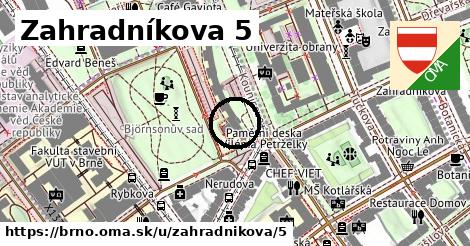 Zahradníkova 5, Brno