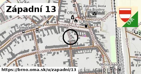 Západní 13, Brno