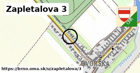 Zapletalova 3, Brno