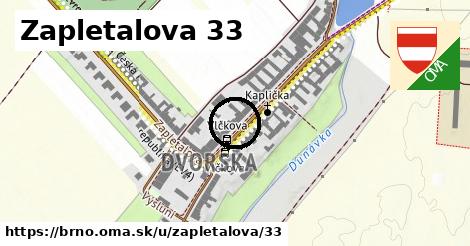 Zapletalova 33, Brno