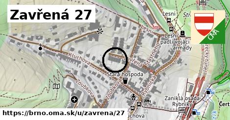 Zavřená 27, Brno