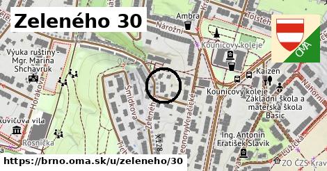 Zeleného 30, Brno