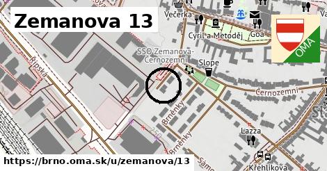 Zemanova 13, Brno