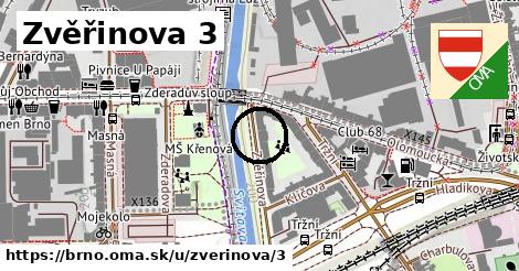Zvěřinova 3, Brno
