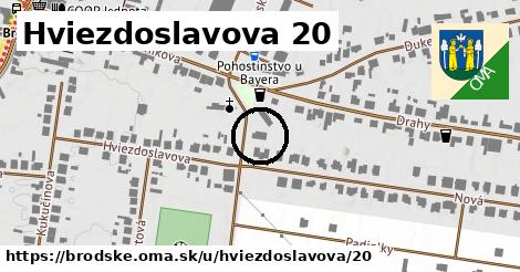 Hviezdoslavova 20, Brodské