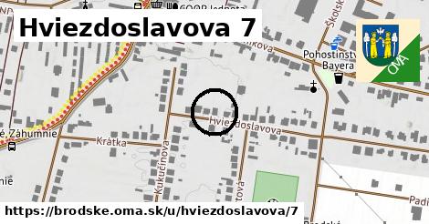 Hviezdoslavova 7, Brodské