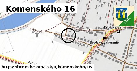 Komenského 16, Brodské