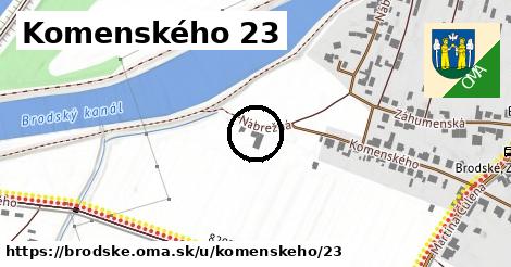 Komenského 23, Brodské