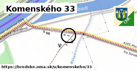 Komenského 33, Brodské