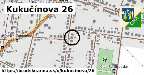 Kukučínova 26, Brodské