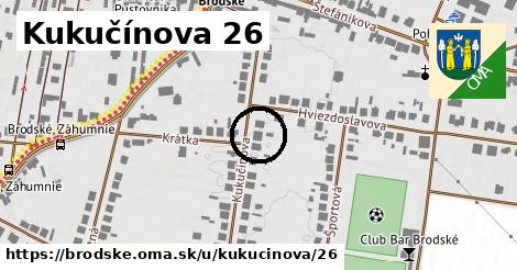 Kukučínova 26, Brodské