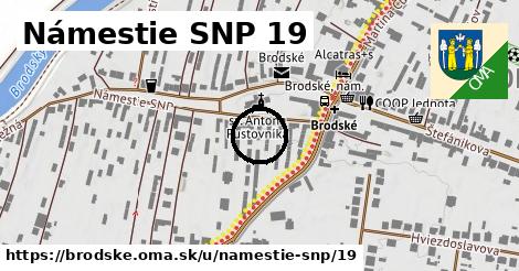 Námestie SNP 19, Brodské