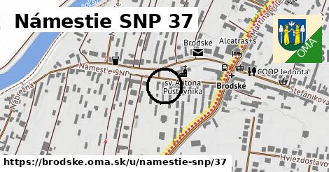 Námestie SNP 37, Brodské