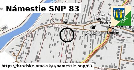 Námestie SNP 83, Brodské