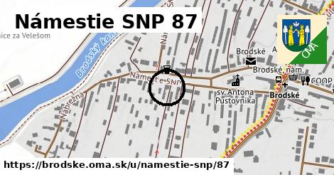 Námestie SNP 87, Brodské