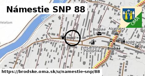 Námestie SNP 88, Brodské