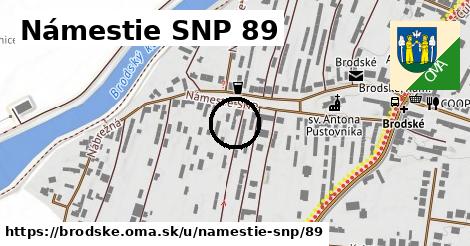 Námestie SNP 89, Brodské