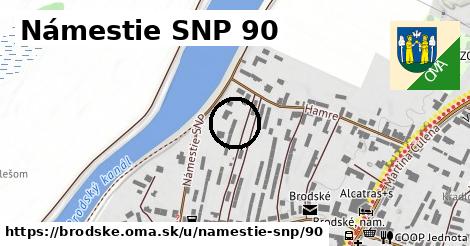 Námestie SNP 90, Brodské