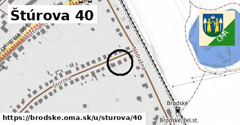 Štúrova 40, Brodské