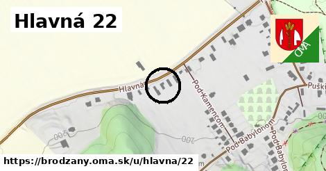 Hlavná 22, Brodzany