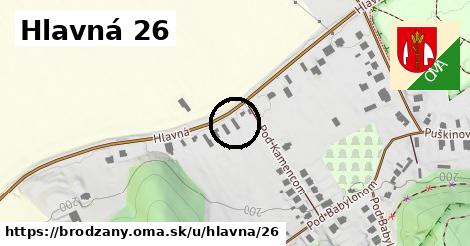 Hlavná 26, Brodzany