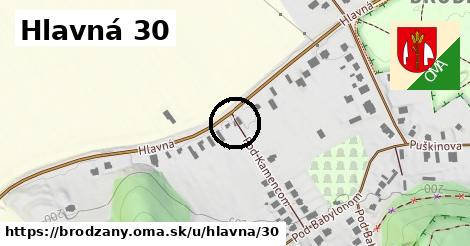 Hlavná 30, Brodzany