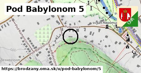 Pod Babylonom 5, Brodzany