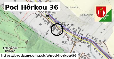 Pod Hôrkou 36, Brodzany