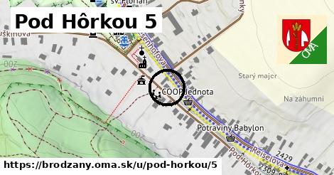 Pod Hôrkou 5, Brodzany