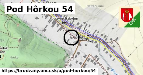 Pod Hôrkou 54, Brodzany