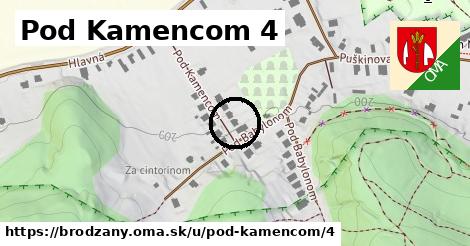 Pod Kamencom 4, Brodzany