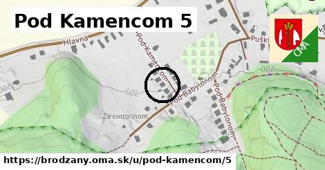 Pod Kamencom 5, Brodzany