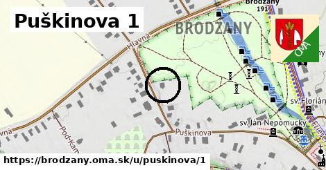 Puškinova 1, Brodzany