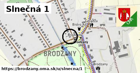 Slnečná 1, Brodzany