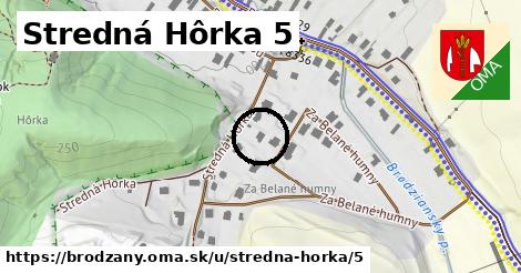 Stredná Hôrka 5, Brodzany