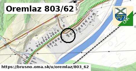Oremlaz 803/62, Brusno