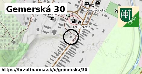 Gemerská 30, Brzotín