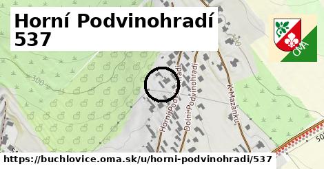 Horní Podvinohradí 537, Buchlovice