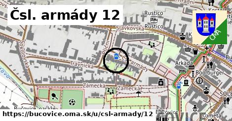 Čsl. armády 12, Bučovice