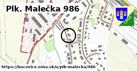 Plk. Malečka 986, Bučovice
