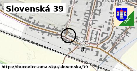 Slovenská 39, Bučovice