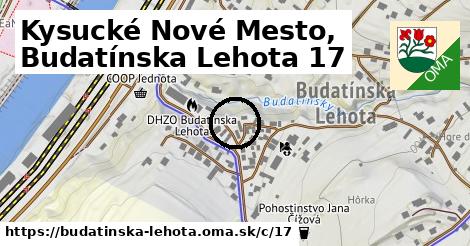 Kysucké Nové Mesto, Budatínska Lehota <span class="supisne">17</span>