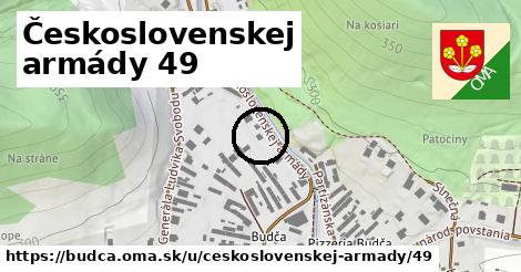 Československej armády 49, Budča